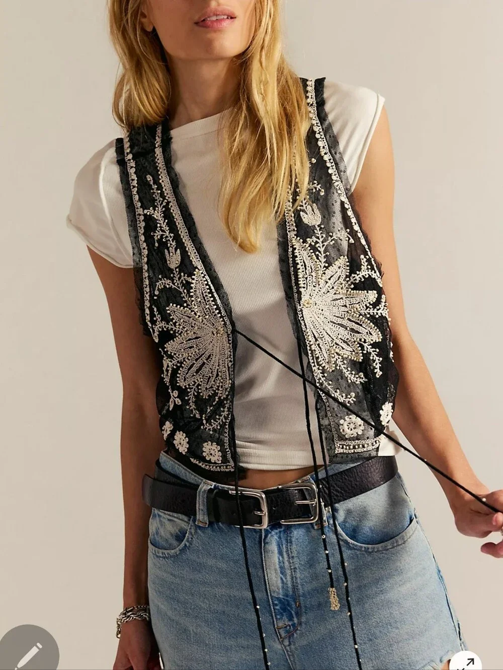 Free People Under the Sun vest Med